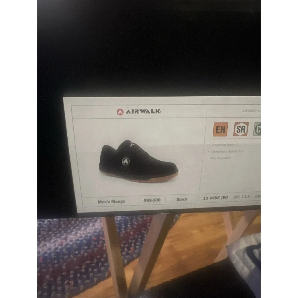 Size 13 Wide - Airwalk Mongo Wide - Safety Composite Toe - MENS -‎ AW6300